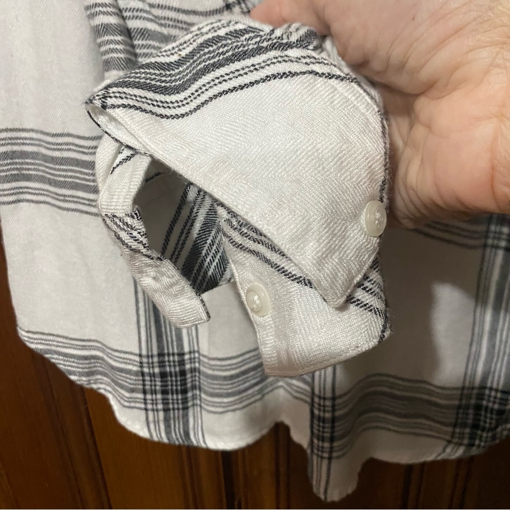 Rails Hunter Button Down In White/Ink - image 2